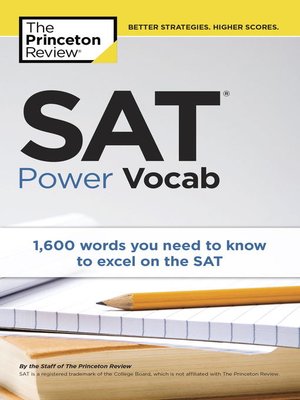 cover image of SAT Power Vocab